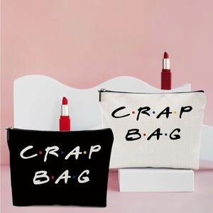 “Crap Bag” Friends Themed Cosmetic Bag.